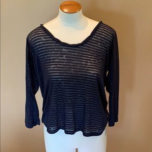GAP Long-Sleeve Navy shirt - Navy - Women’s Medium
